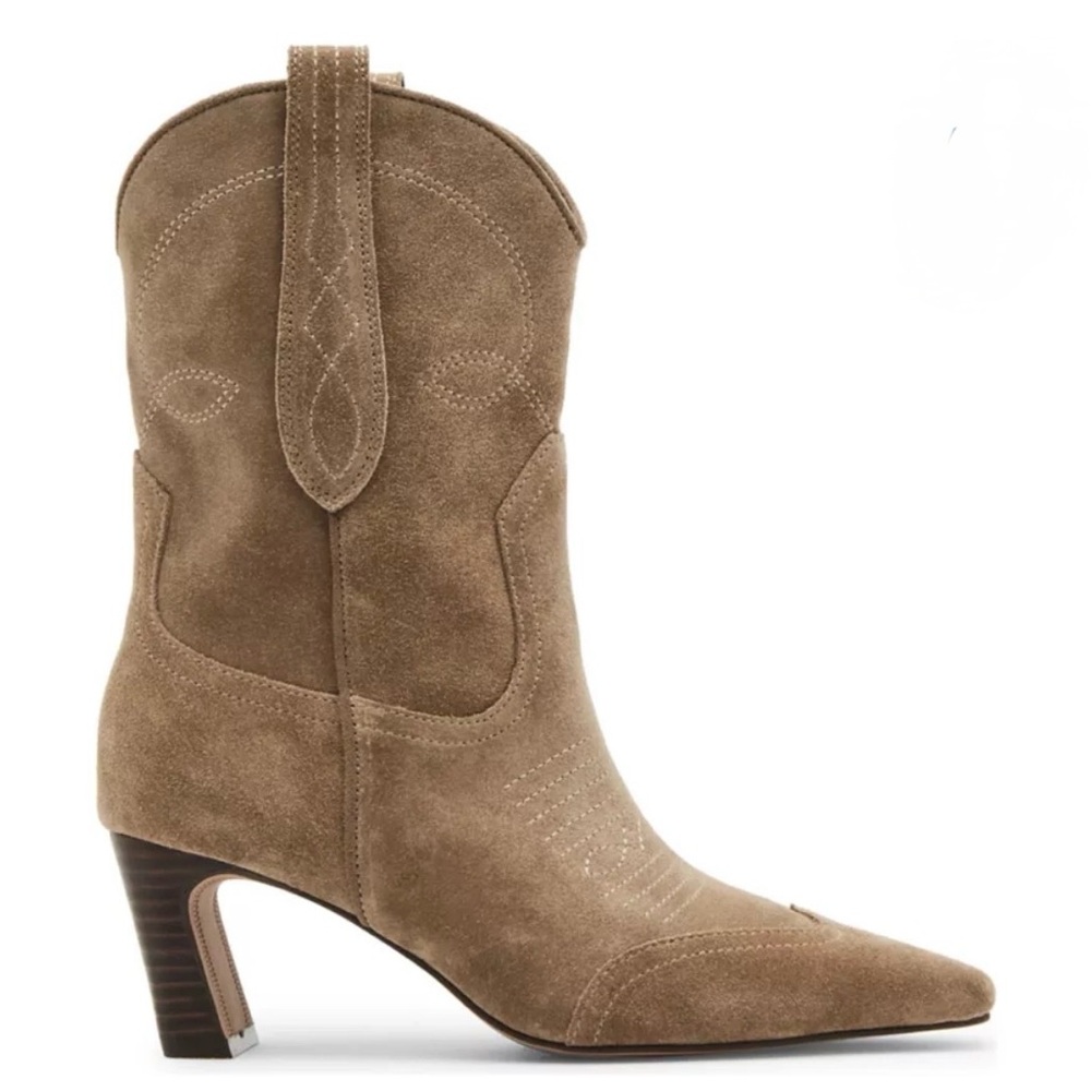 Steve Madden Josefine Taupe Suede Boots